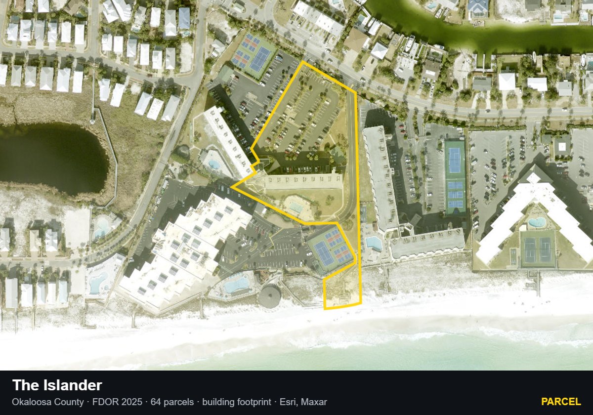 The Islander — Parcel parcel record