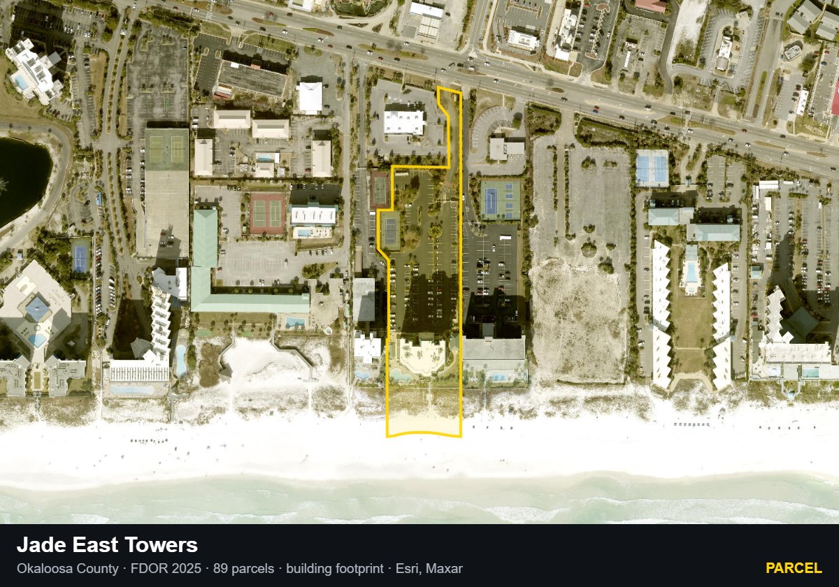 Jade East Towers — Parcel parcel record