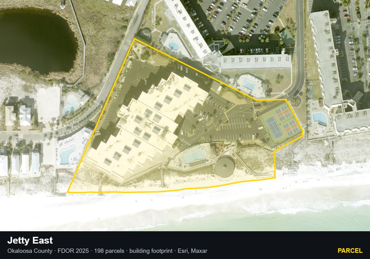 Jetty East — Parcel parcel record