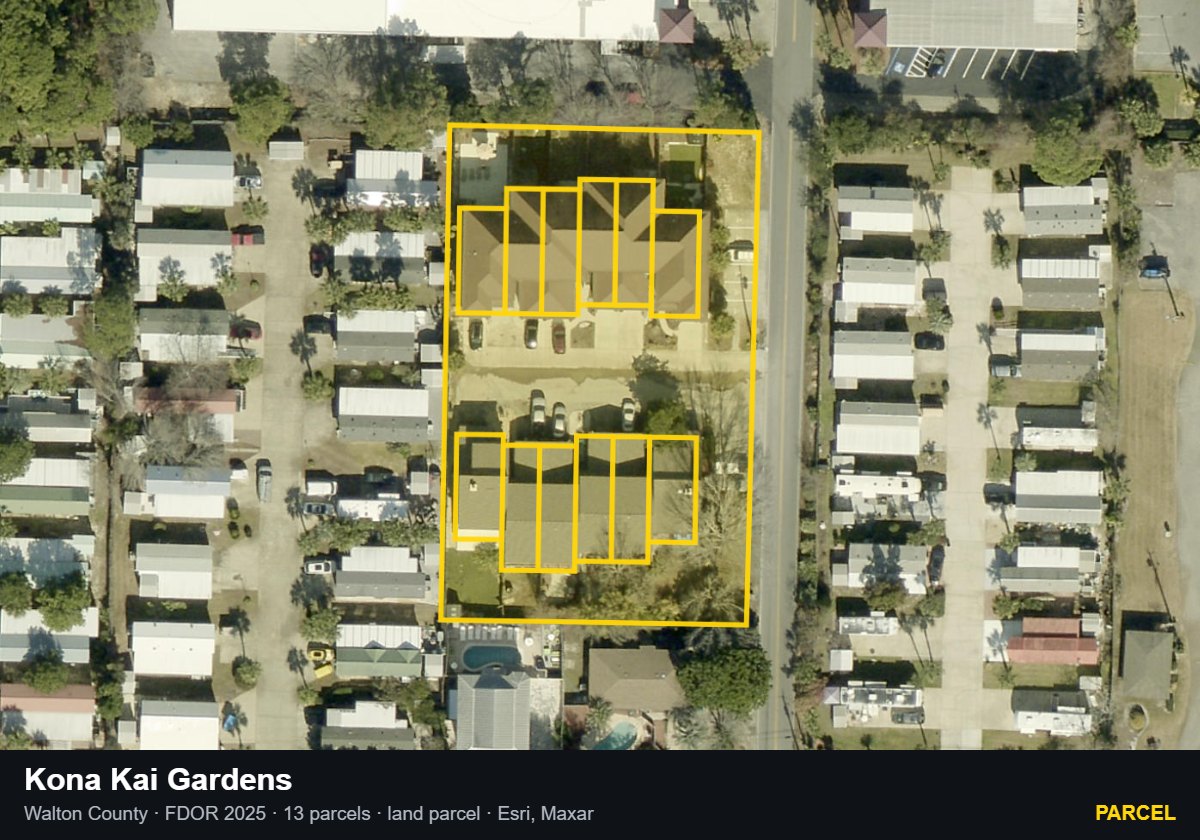 Kona Kai Gardens — Parcel parcel record