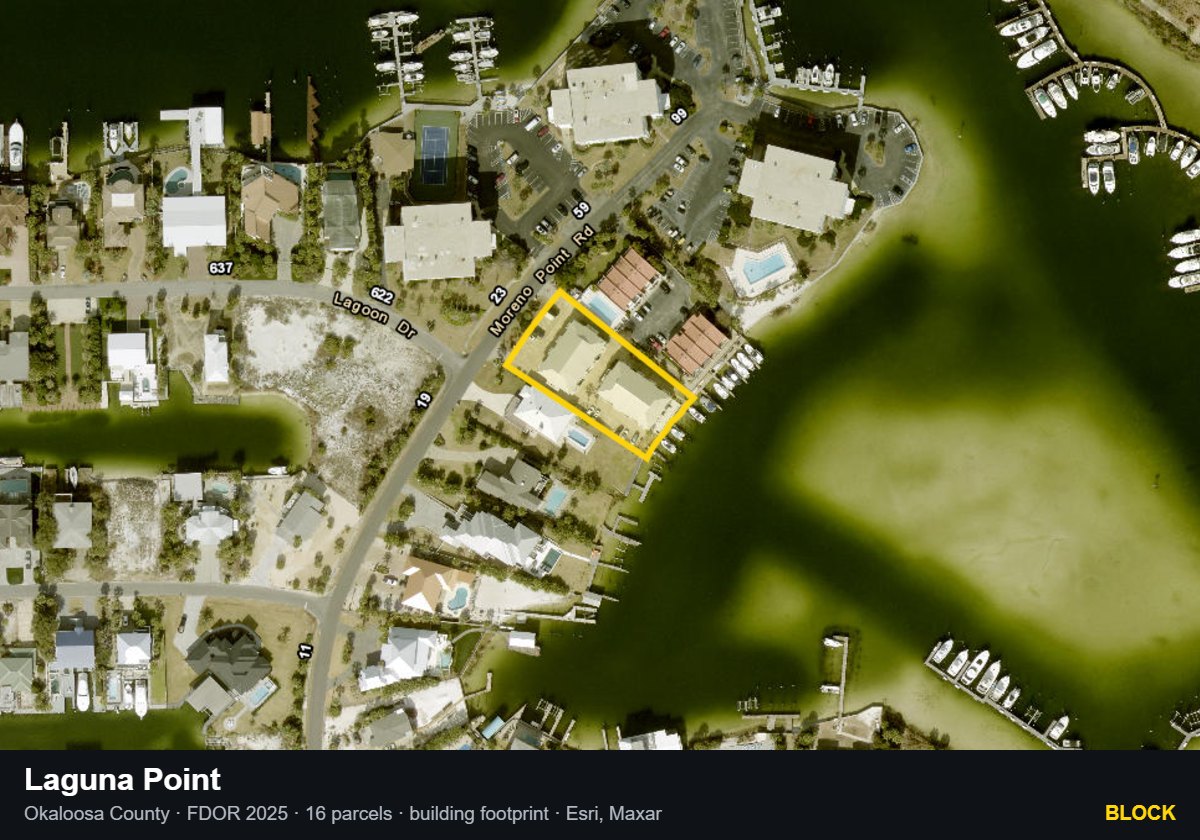 Laguna Point — Block parcel record