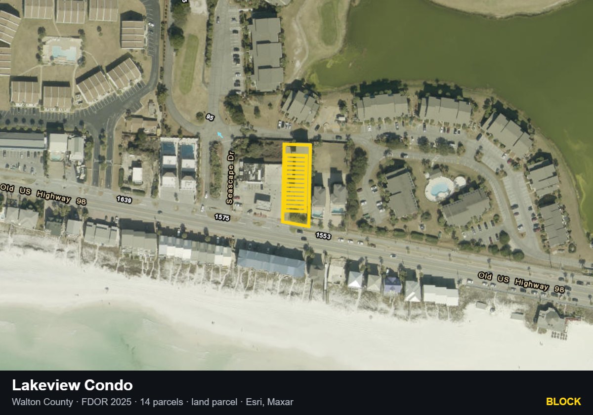 Lakeview Condo — Block parcel record