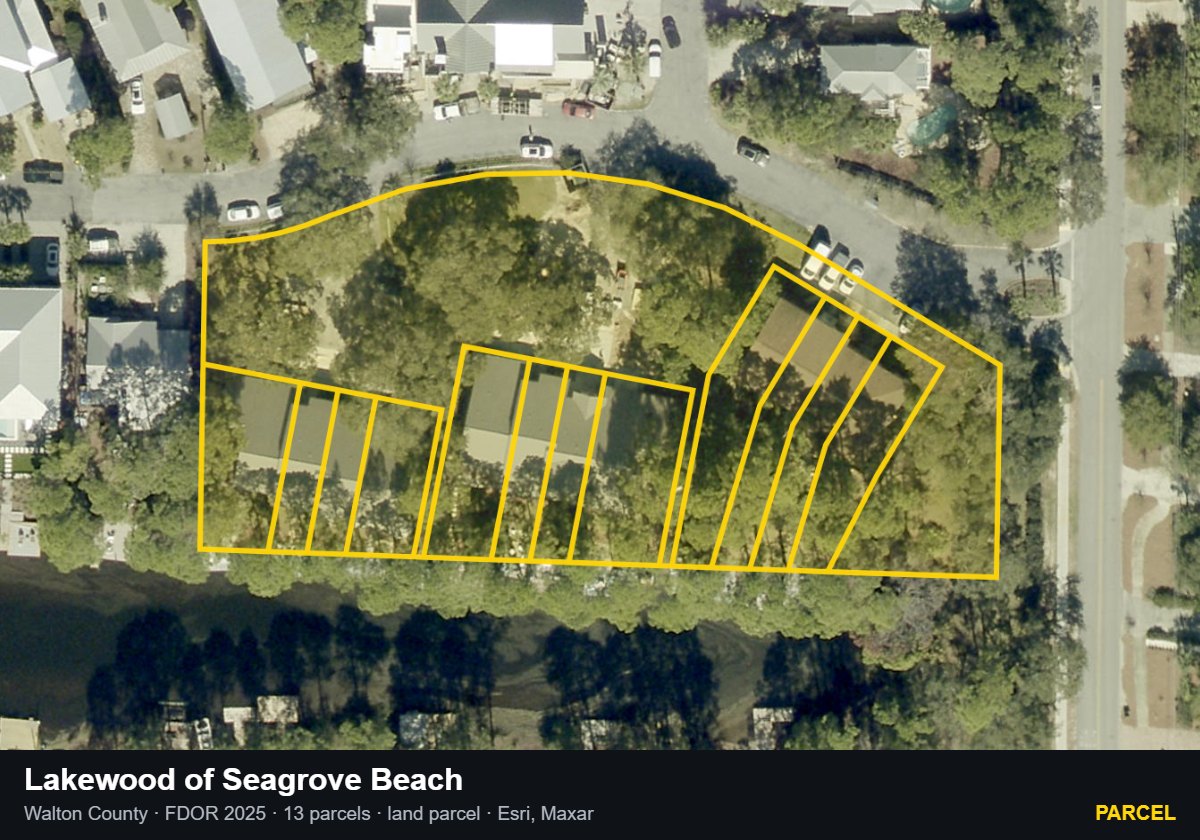 Lakewood of Seagrove Beach — Parcel parcel record