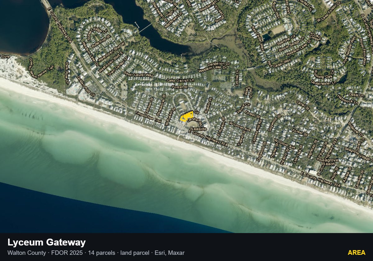 Lyceum Gateway — Area parcel record