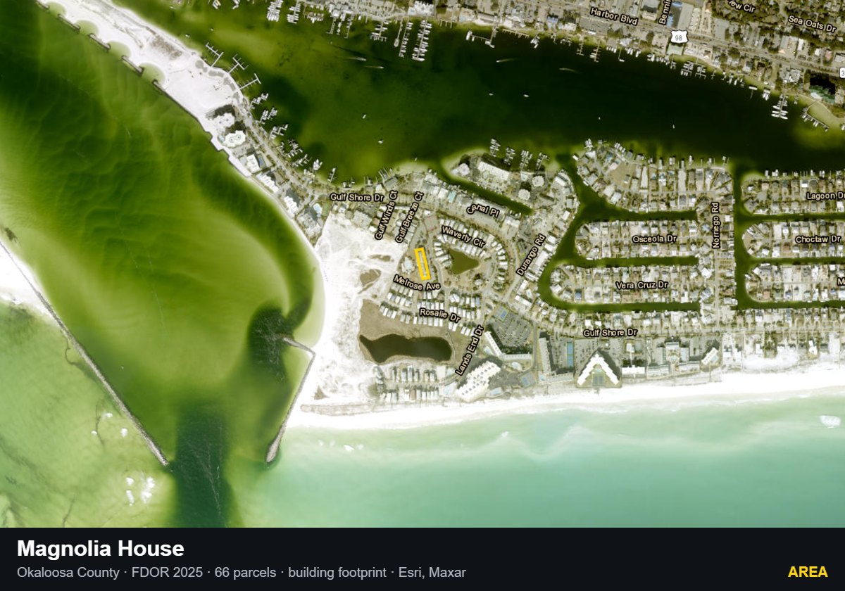Magnolia House — Area parcel record