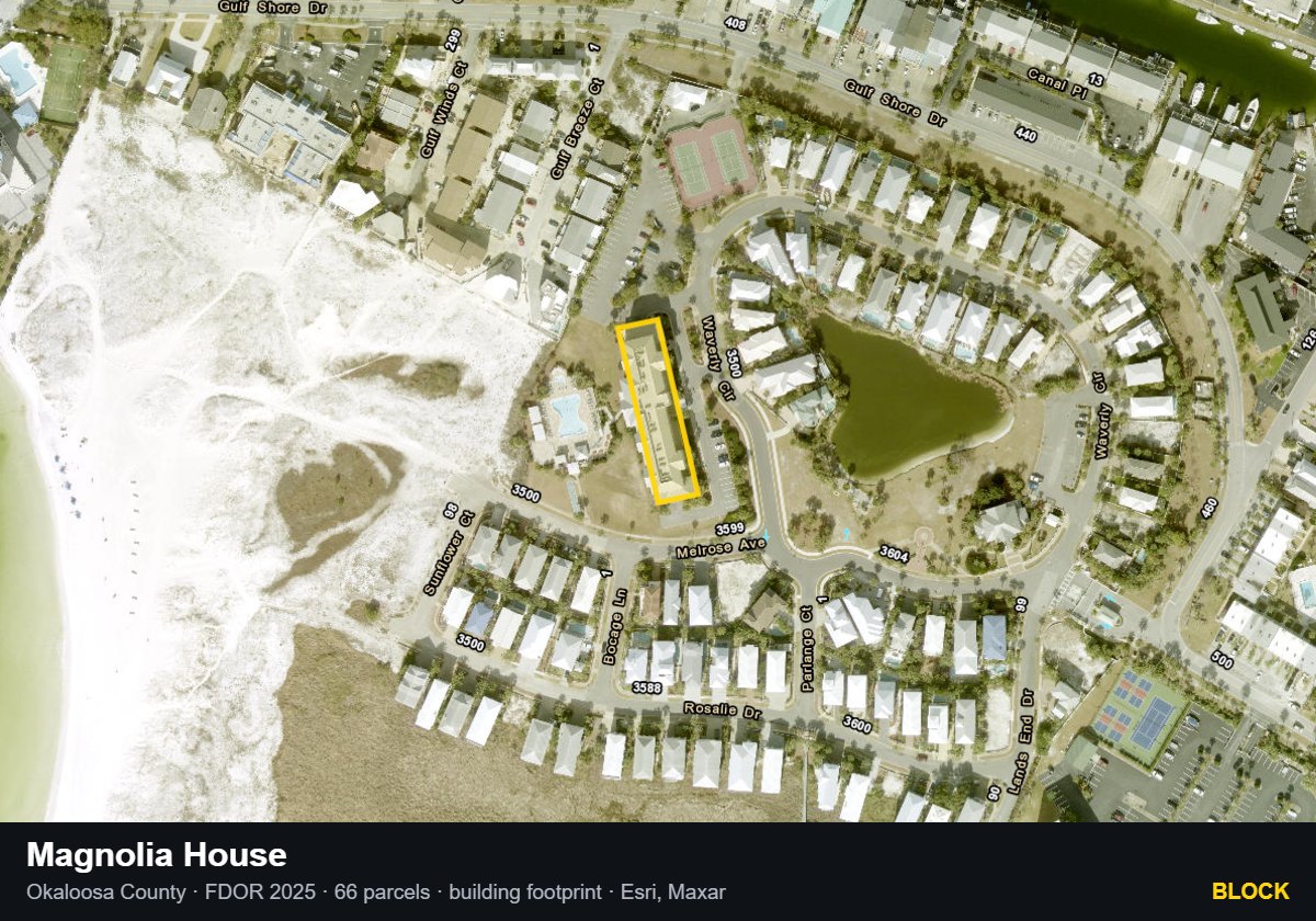 Magnolia House — Block parcel record