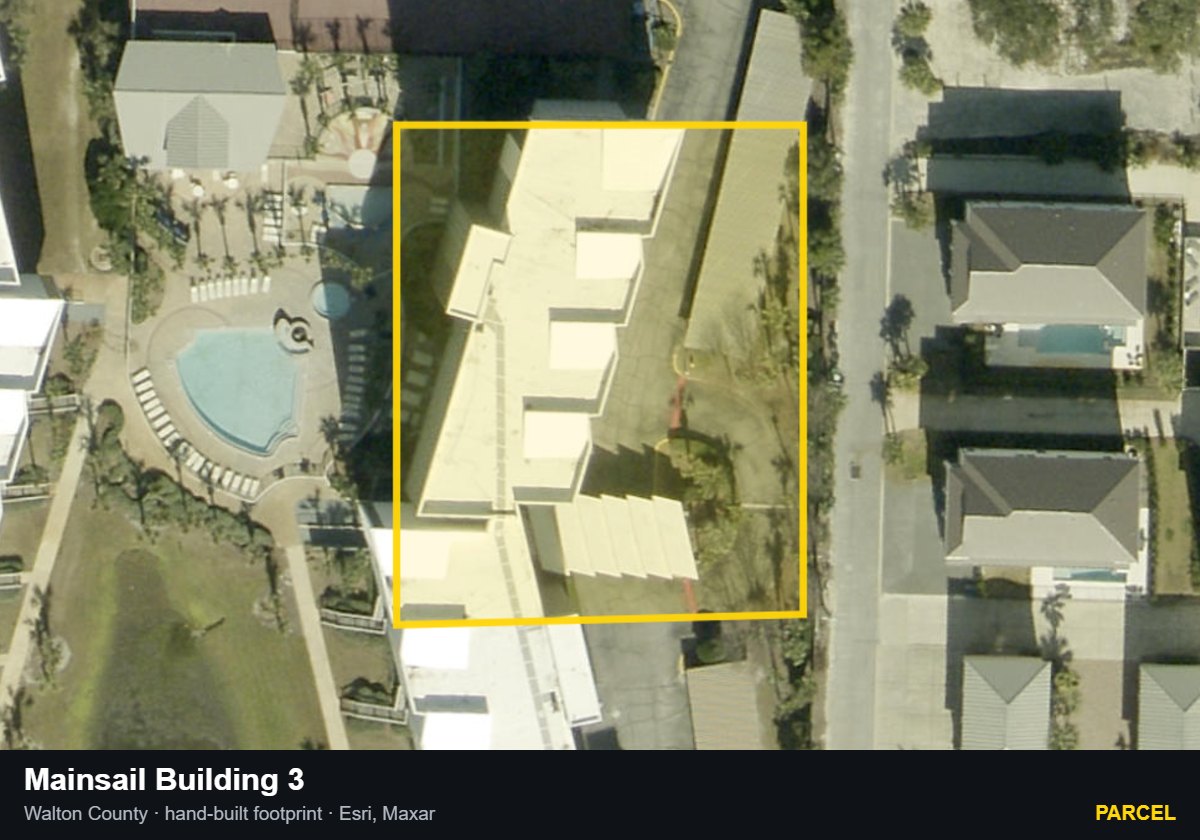 Mainsail Building 3 — Parcel parcel record