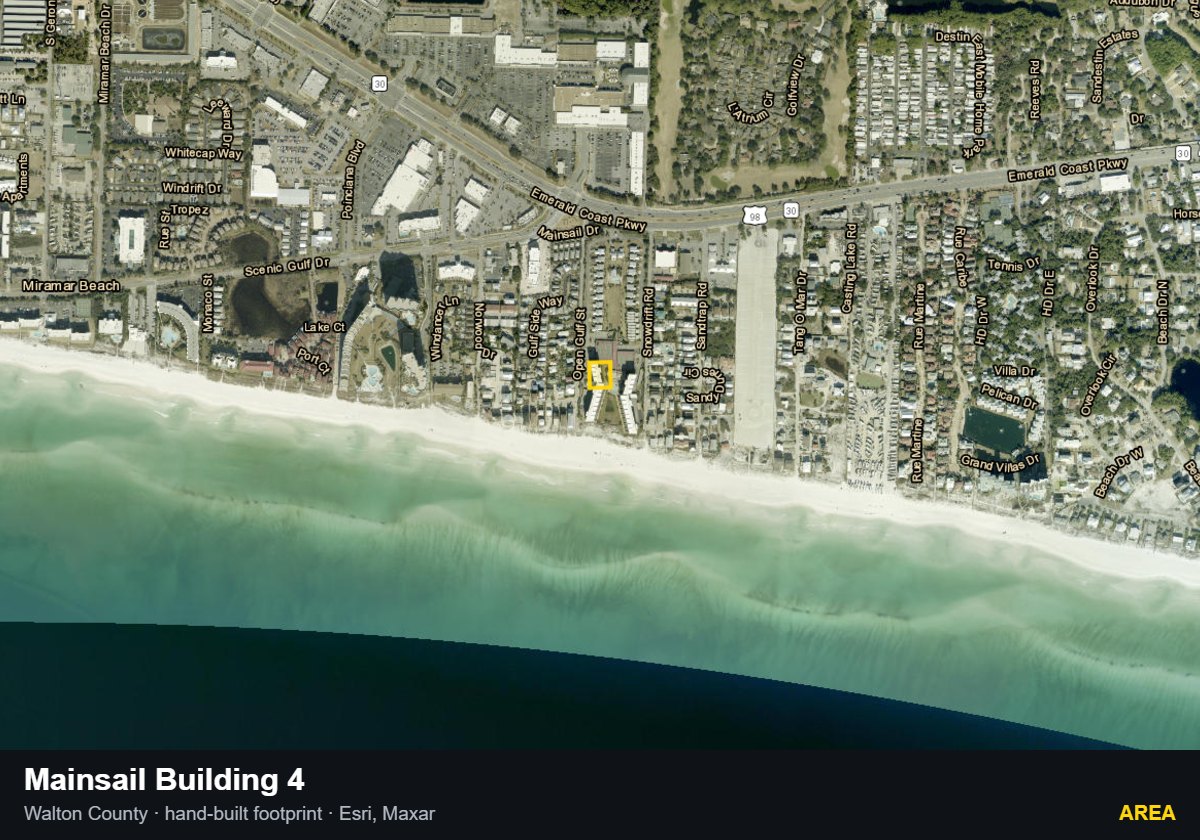 Mainsail Building 4 — Area parcel record