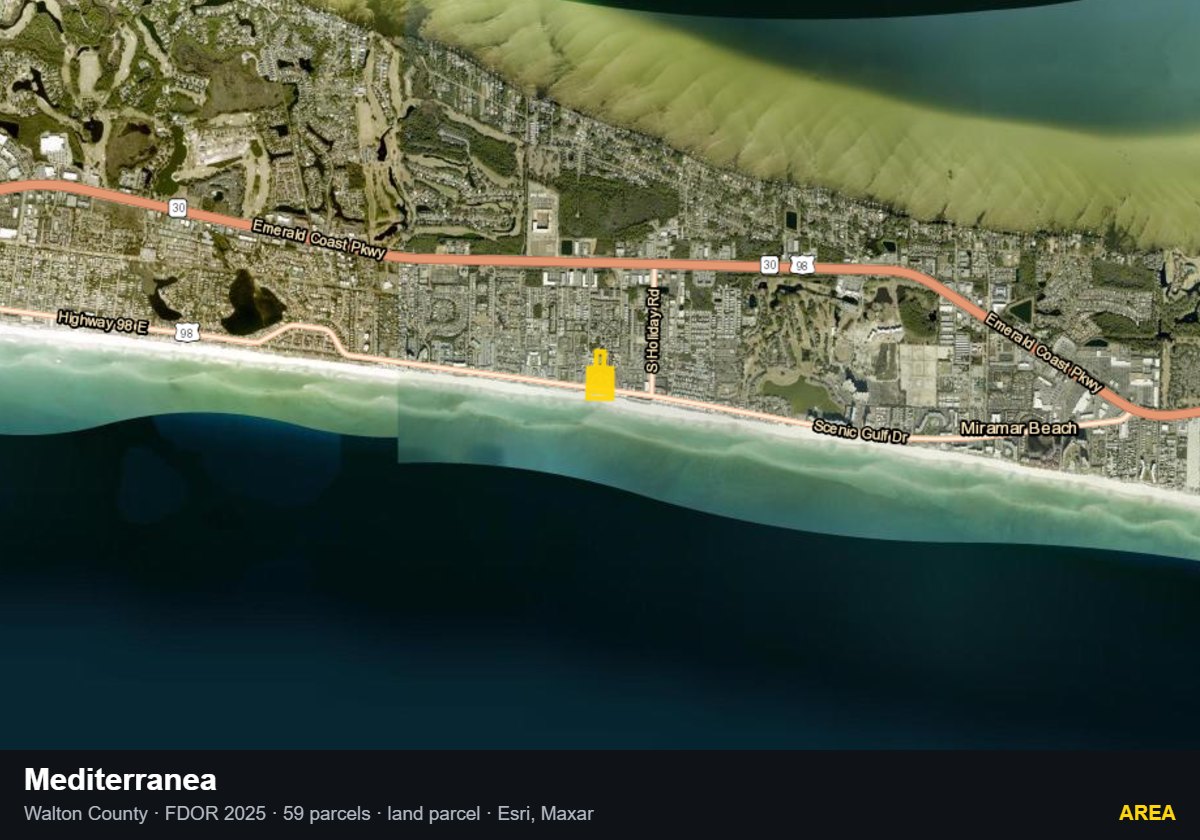Mediterranea — Area parcel record