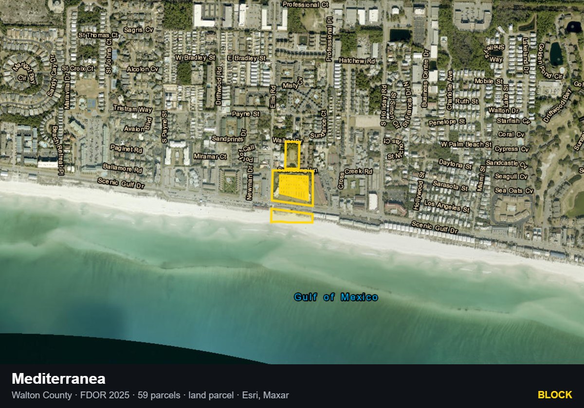 Mediterranea — Block parcel record