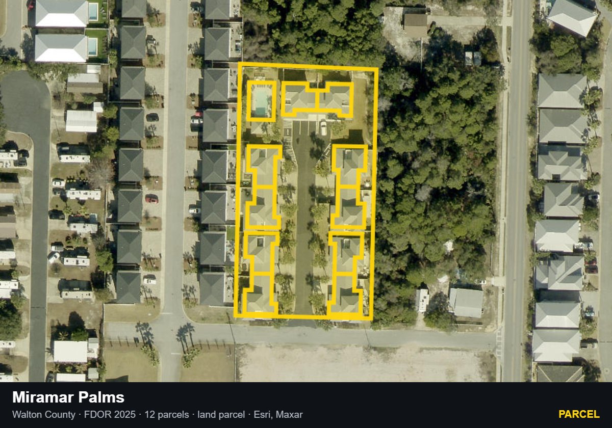 Miramar Palms — Parcel parcel record