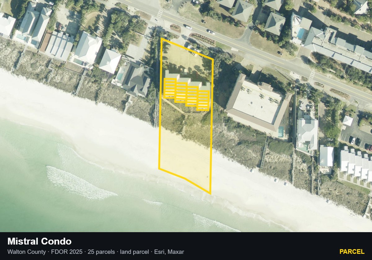 Mistral Condo — Parcel parcel record