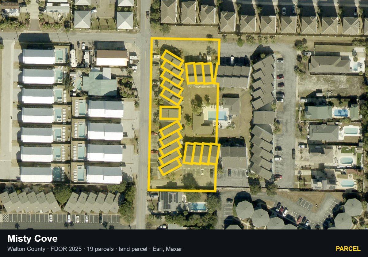Misty Cove — Parcel parcel record