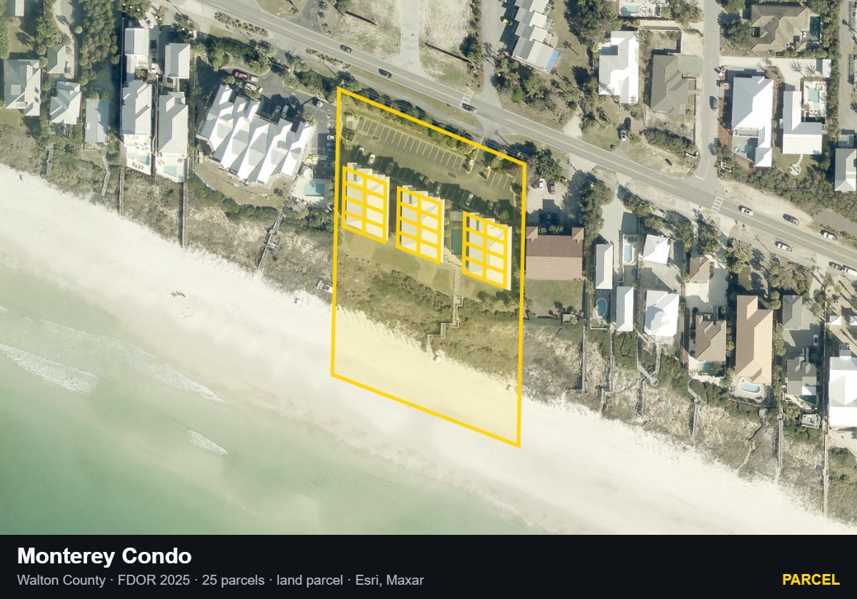 Monterey Condo — Parcel parcel record
