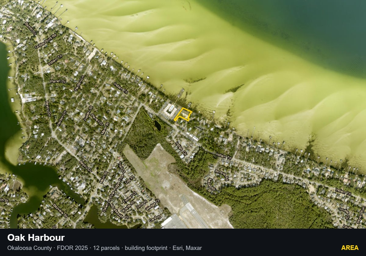 Oak Harbour — Area parcel record