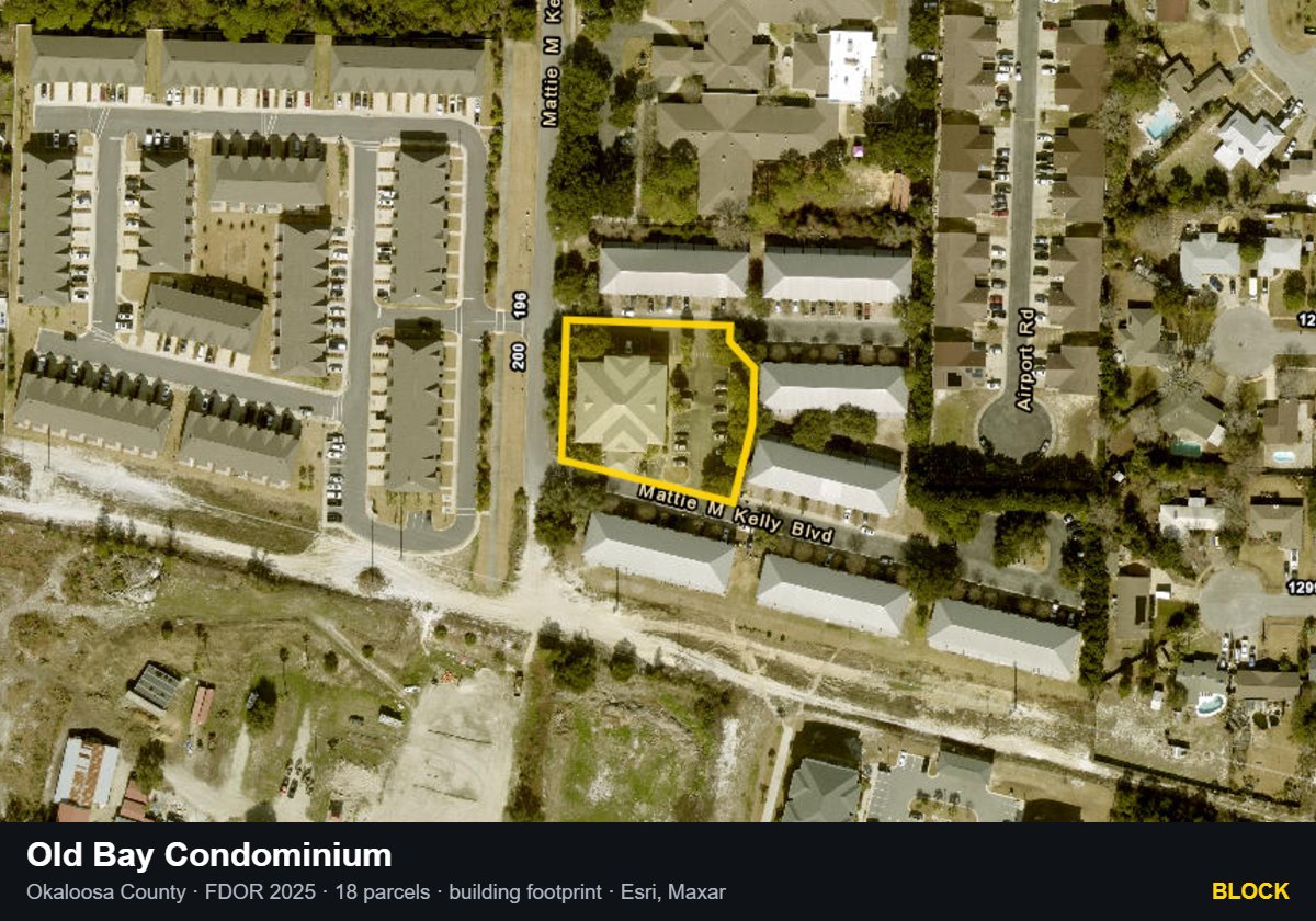 Old Bay Condominium — Block parcel record