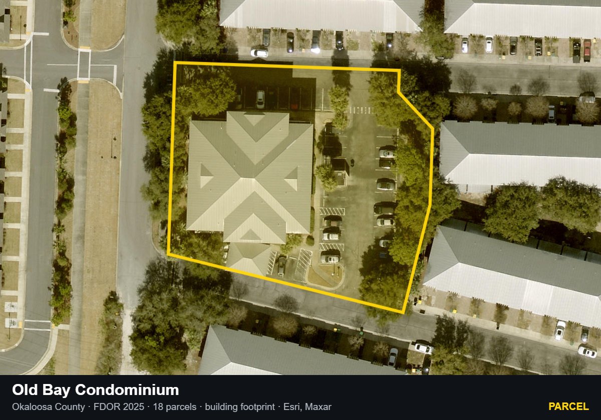 Old Bay Condominium — Parcel parcel record