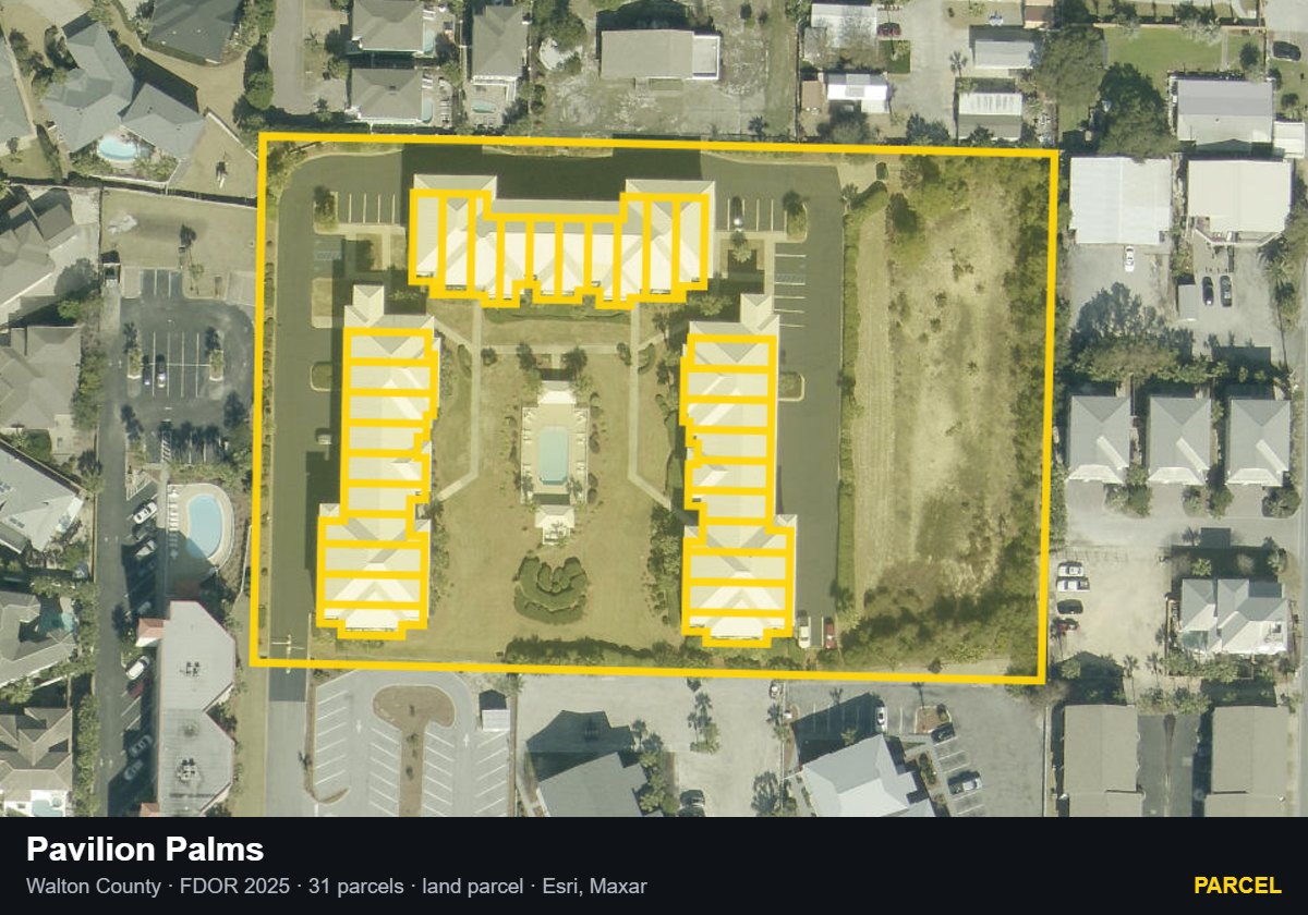 Pavilion Palms — Parcel parcel record