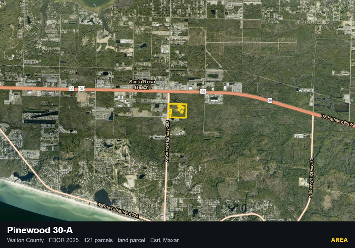 Pinewood 30-A — Area parcel record