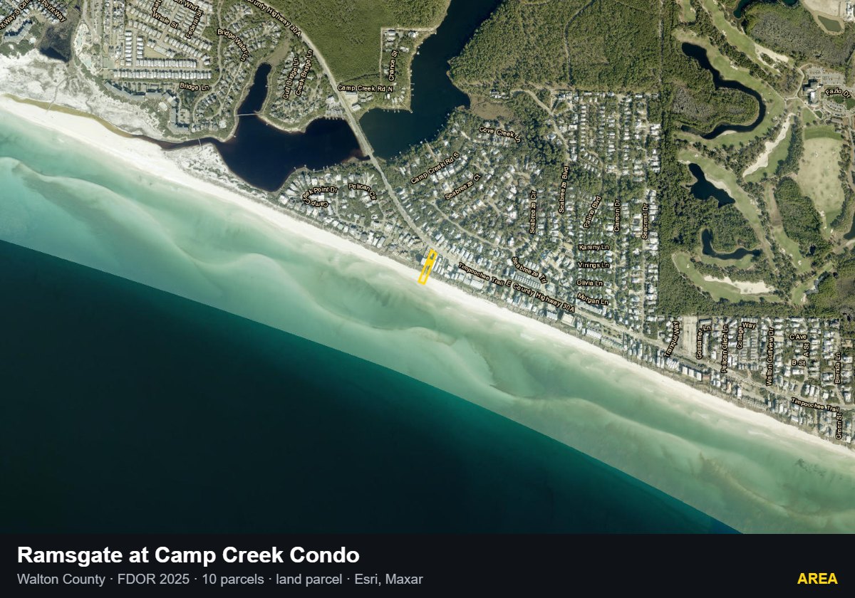 Ramsgate at Camp Creek Condo — Area parcel record