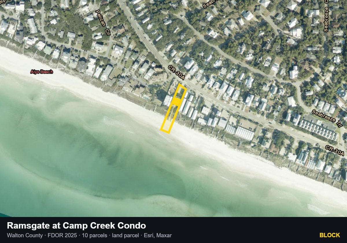 Ramsgate at Camp Creek Condo — Block parcel record