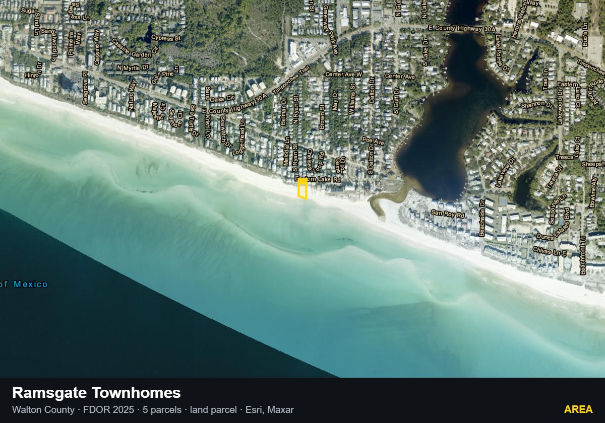 Ramsgate Townhomes — Area parcel record