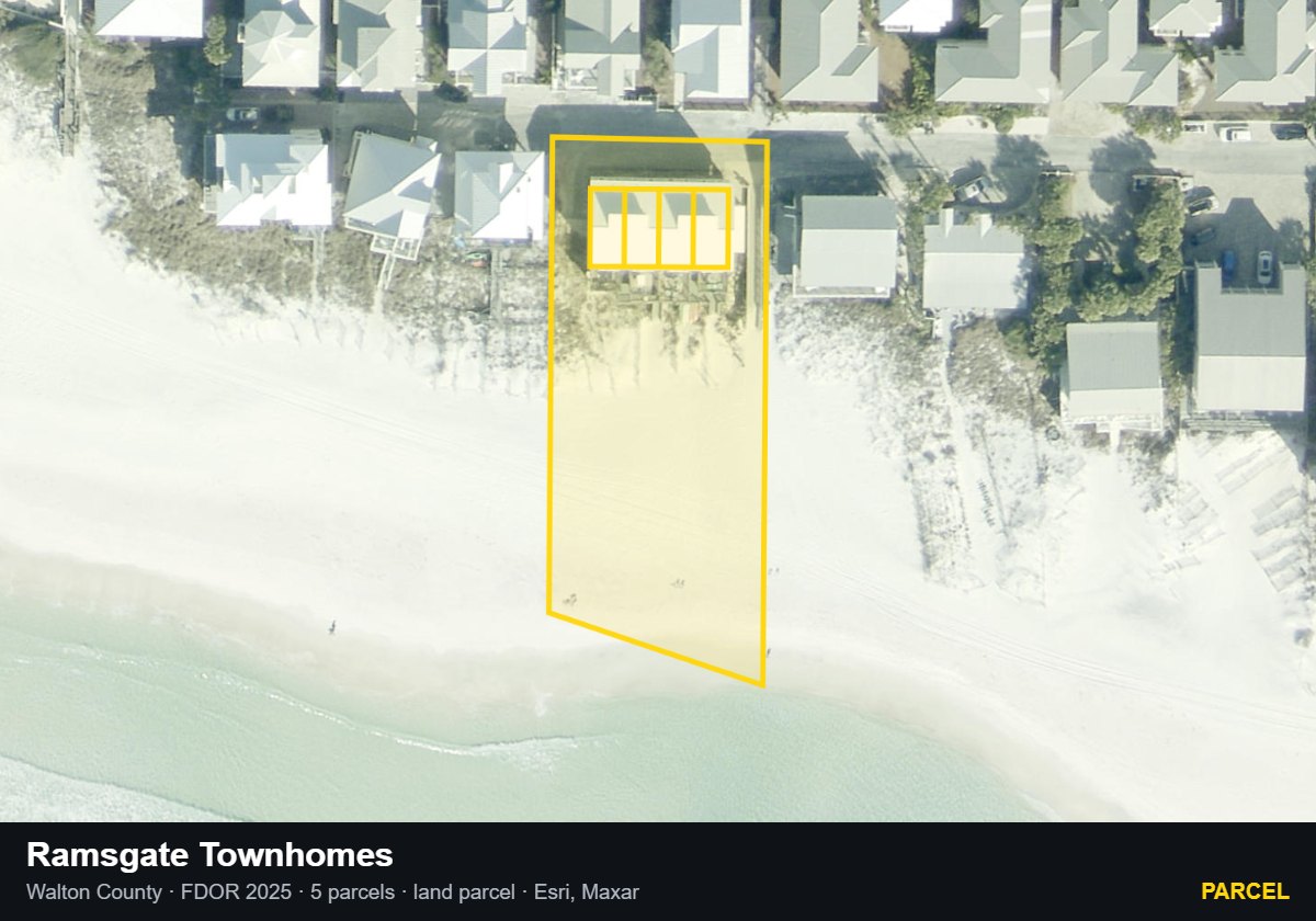 Ramsgate Townhomes — Parcel parcel record