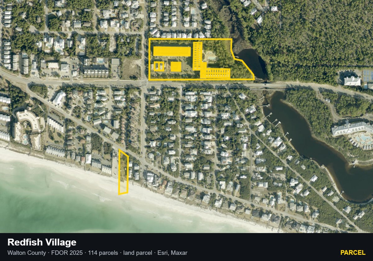 Redfish Village — Parcel parcel record