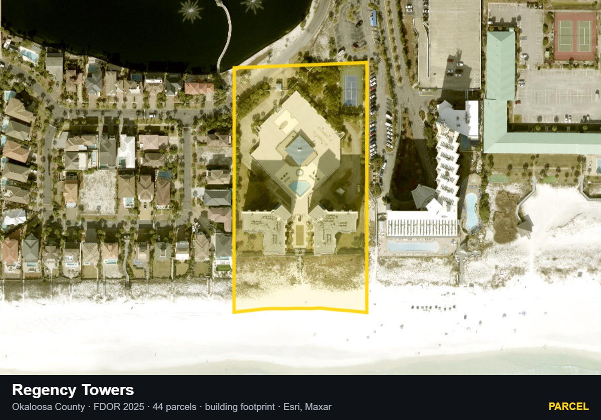 Regency Towers — Parcel parcel record