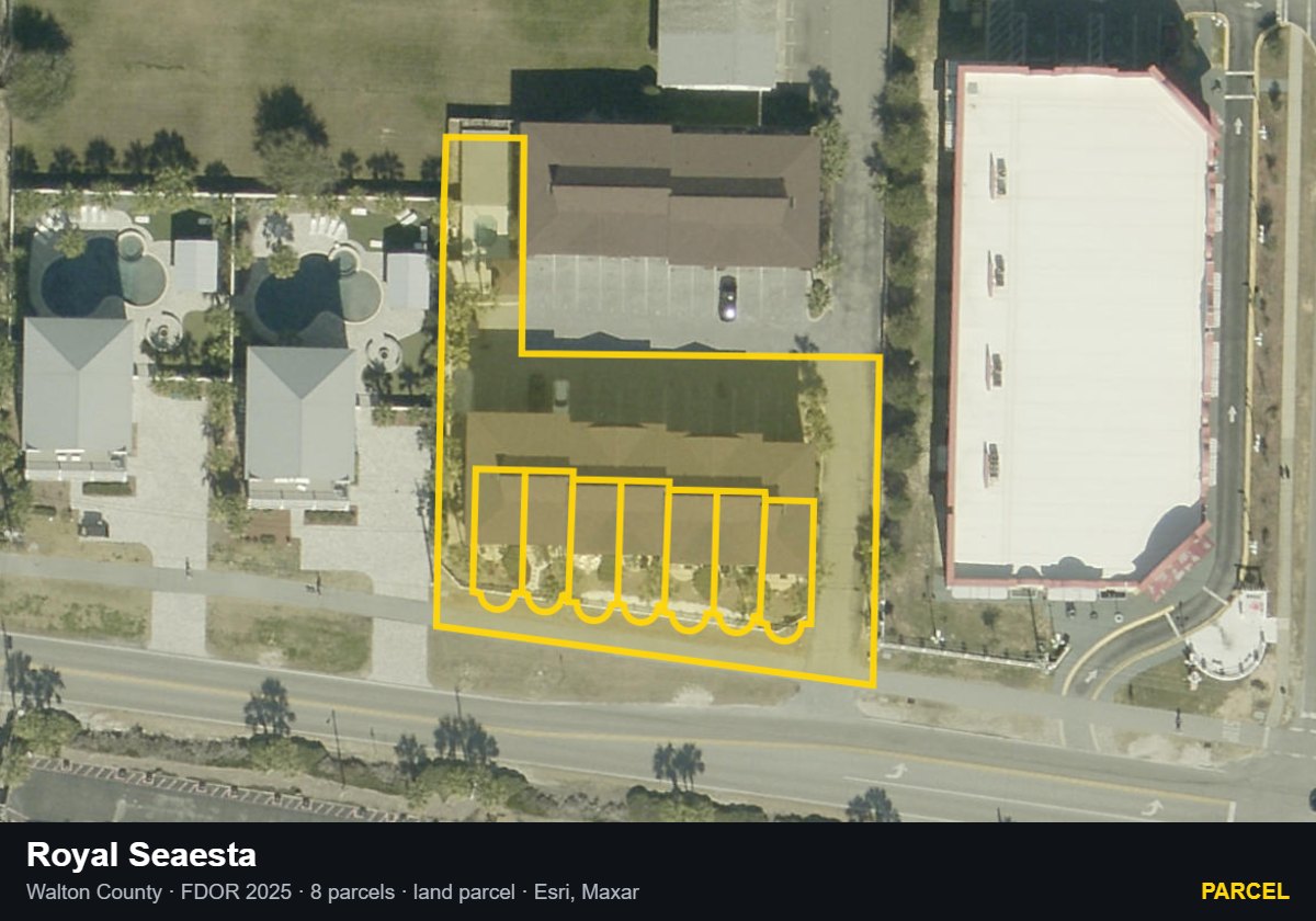 Royal Seaesta — Parcel parcel record
