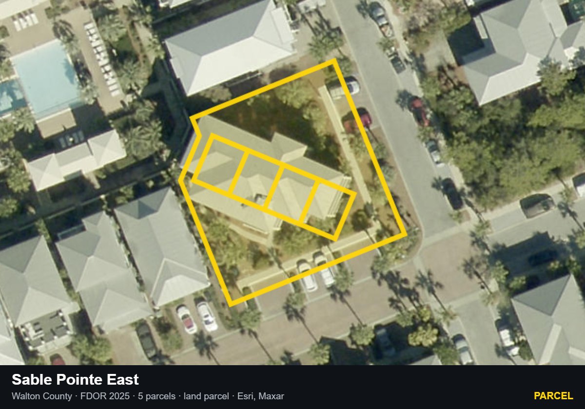 Sable Pointe East — Parcel parcel record