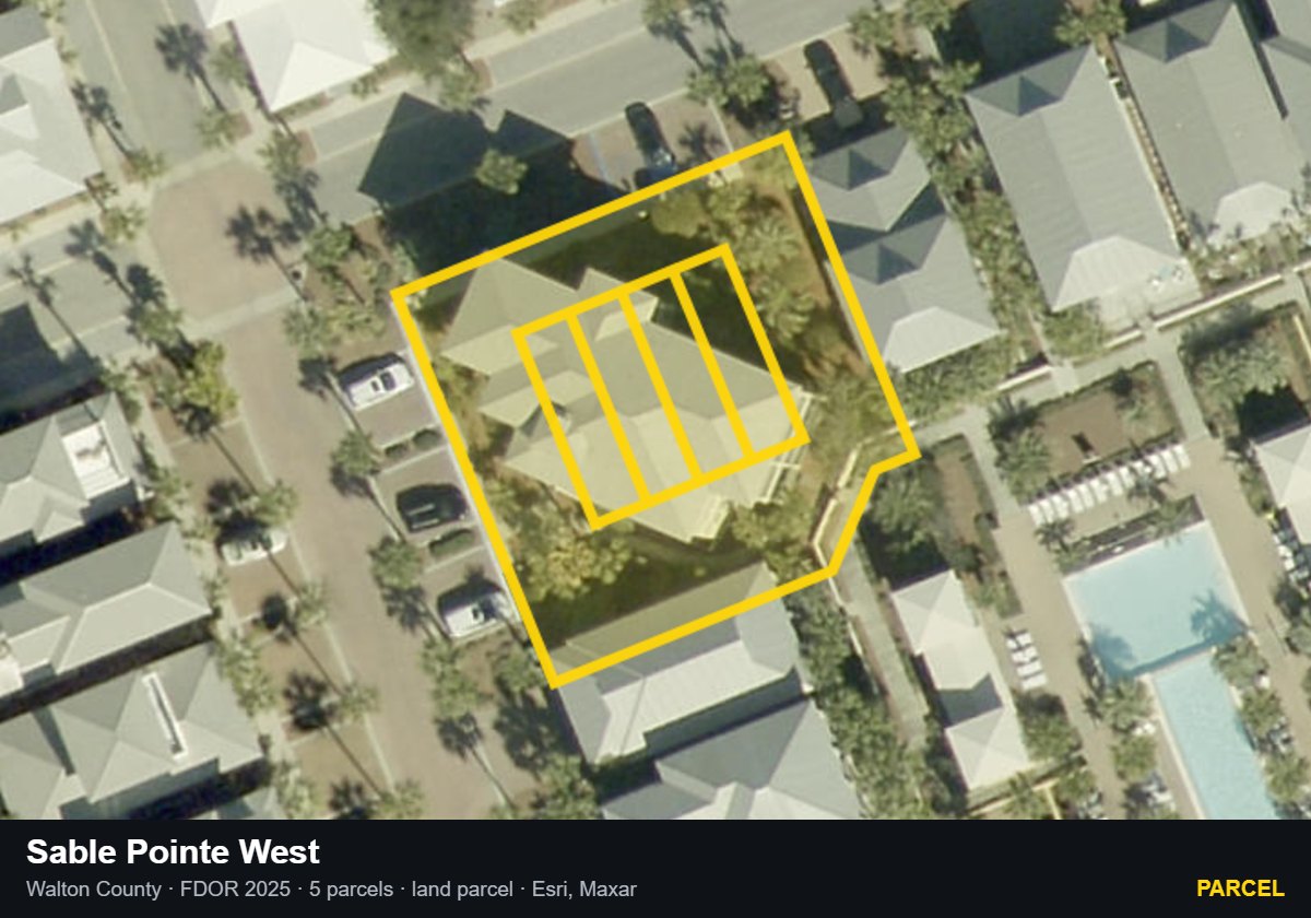 Sable Pointe West — Parcel parcel record
