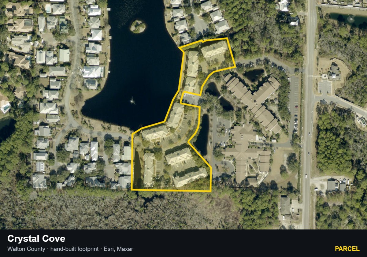 Crystal Cove — Parcel parcel record