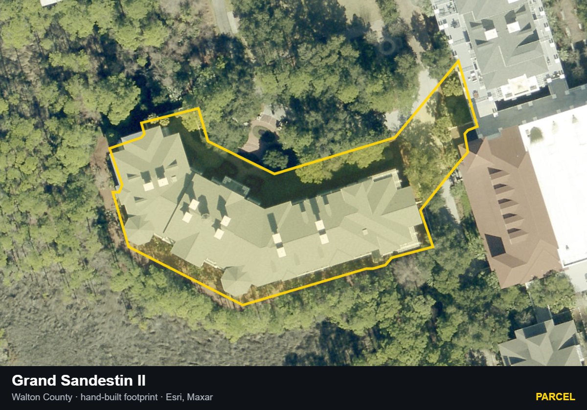 Grand Sandestin II — Parcel parcel record