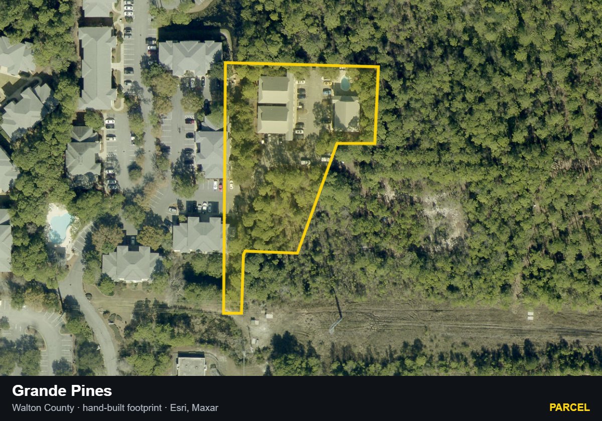 Grande Pines — Parcel parcel record