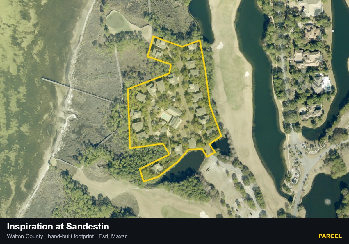 Inspiration at Sandestin — Parcel parcel record