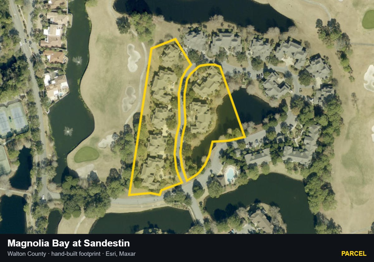 Magnolia Bay at Sandestin — Parcel parcel record