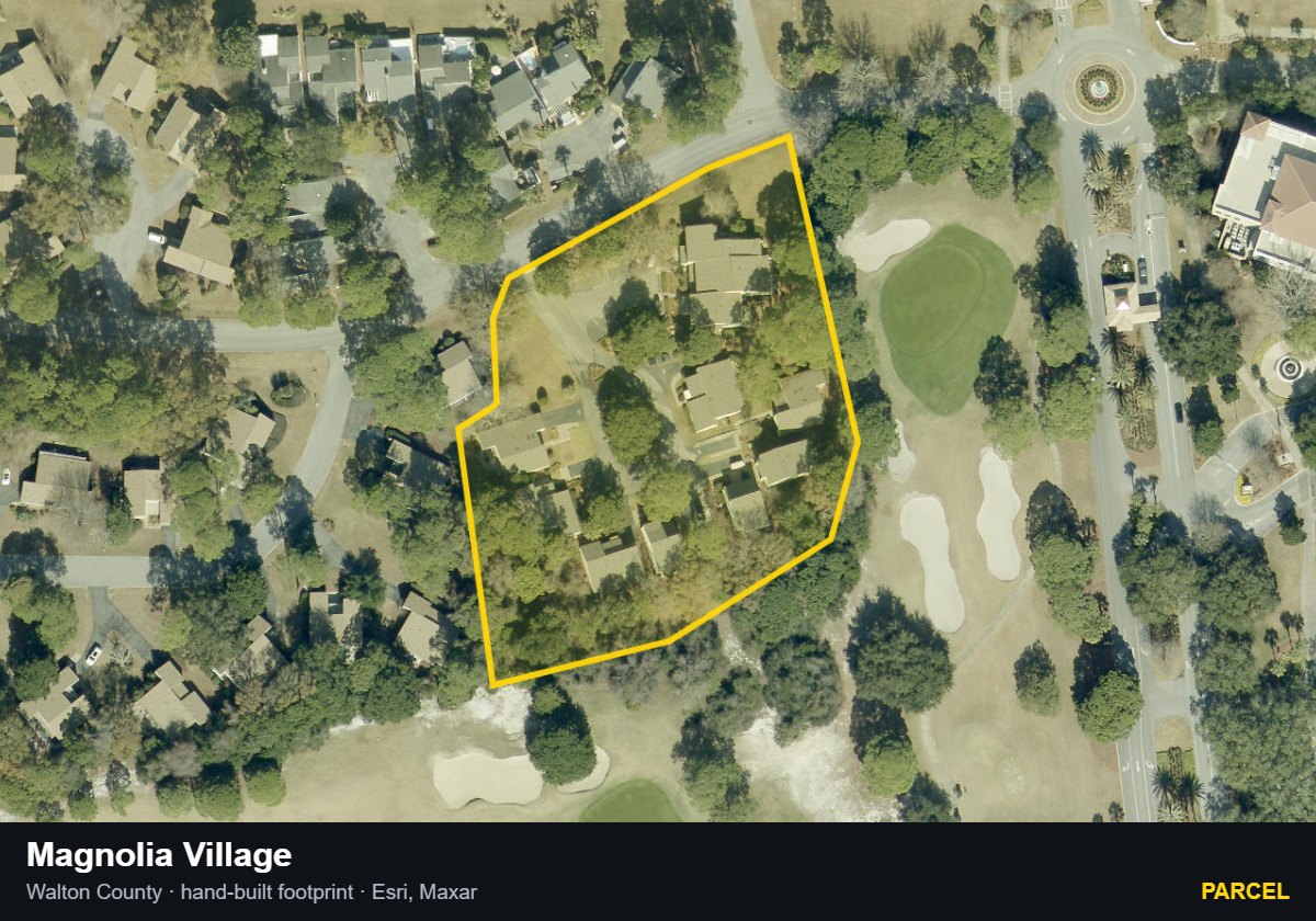 Magnolia Village — Parcel parcel record