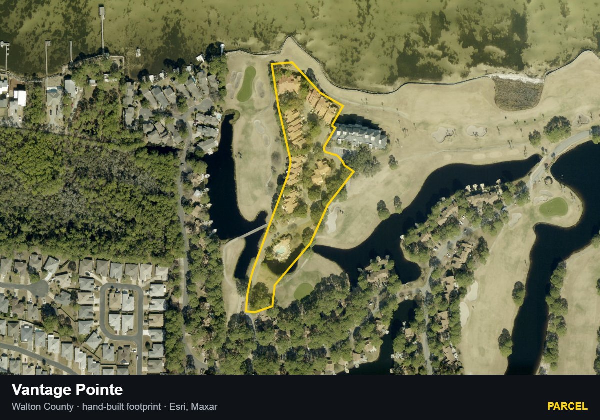 Vantage Pointe — Parcel parcel record