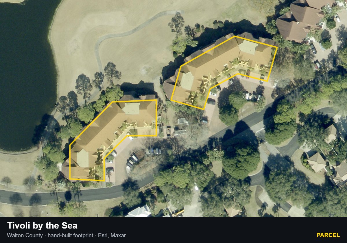 Tivoli by the Sea — Parcel parcel record