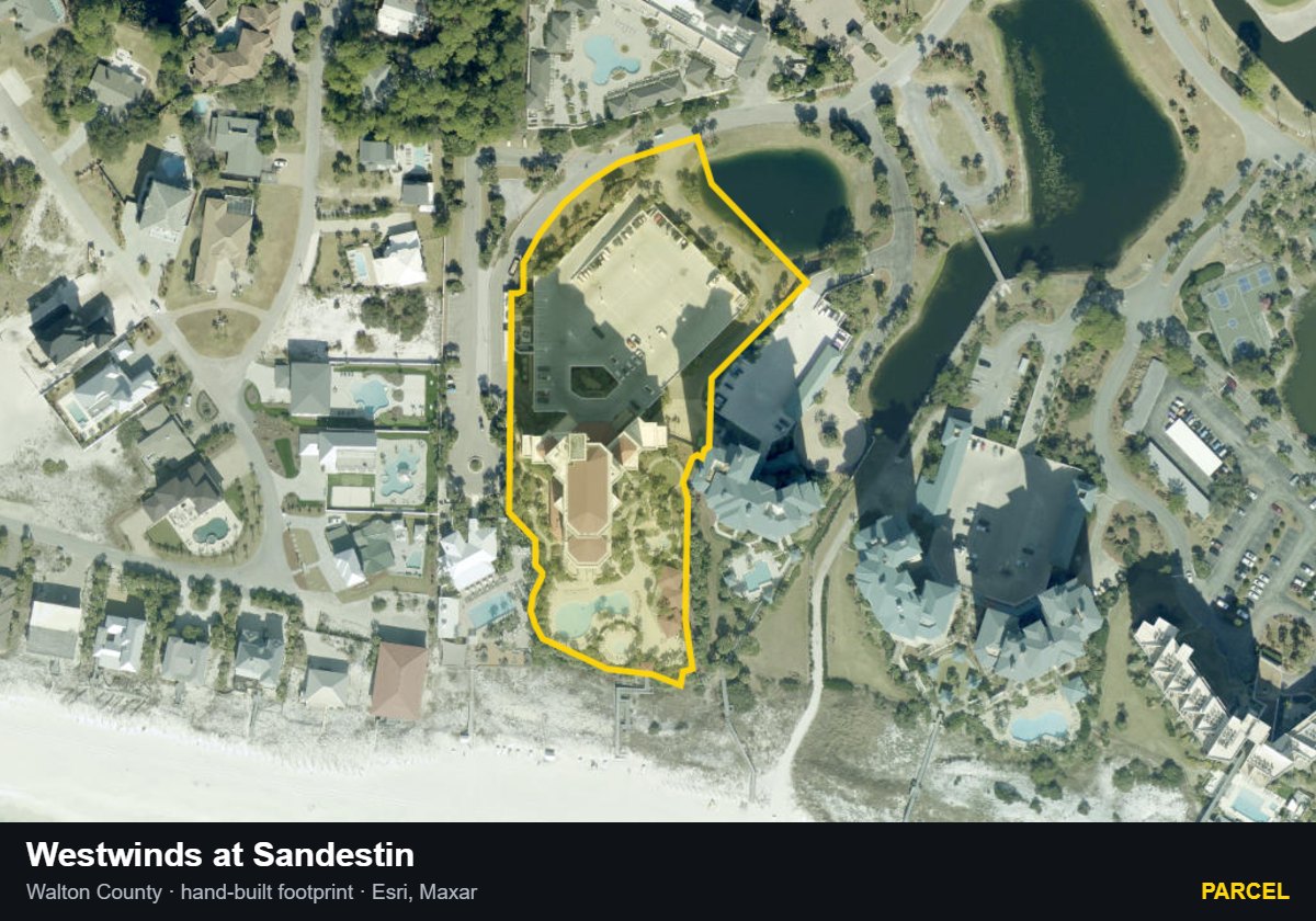 Westwinds at Sandestin — Parcel parcel record