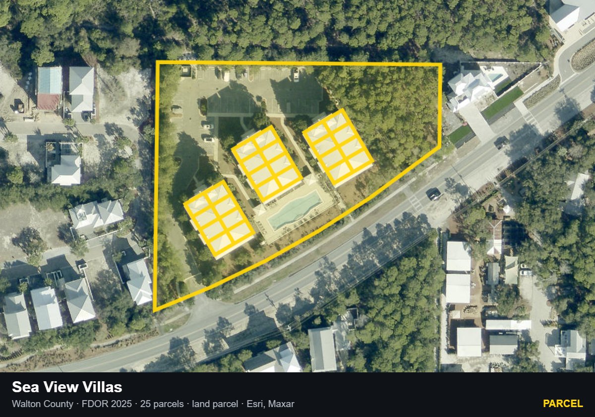 Sea View Villas — Parcel parcel record