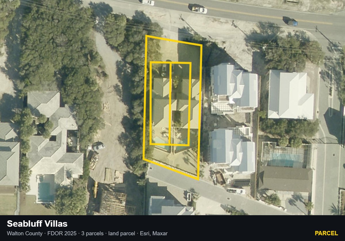 Seabluff Villas — Parcel parcel record