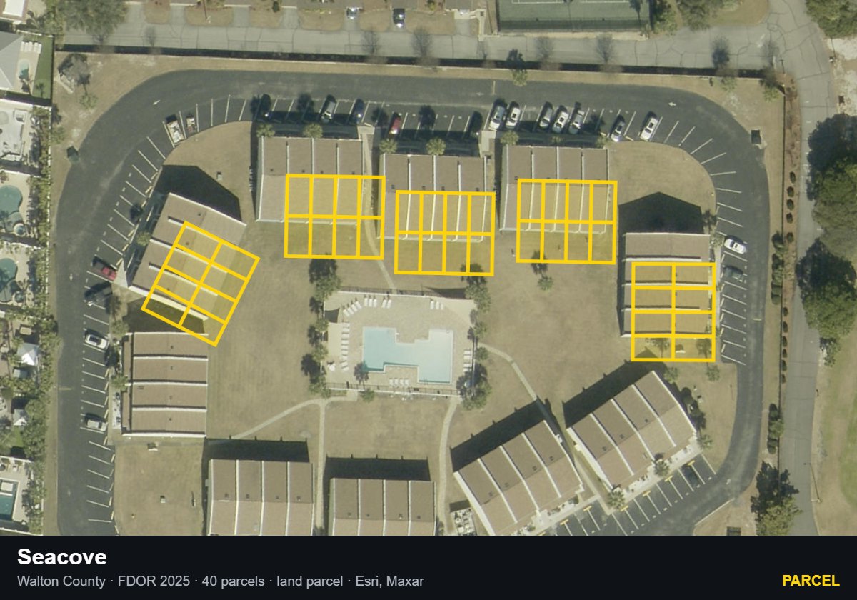 Seacove — Parcel parcel record