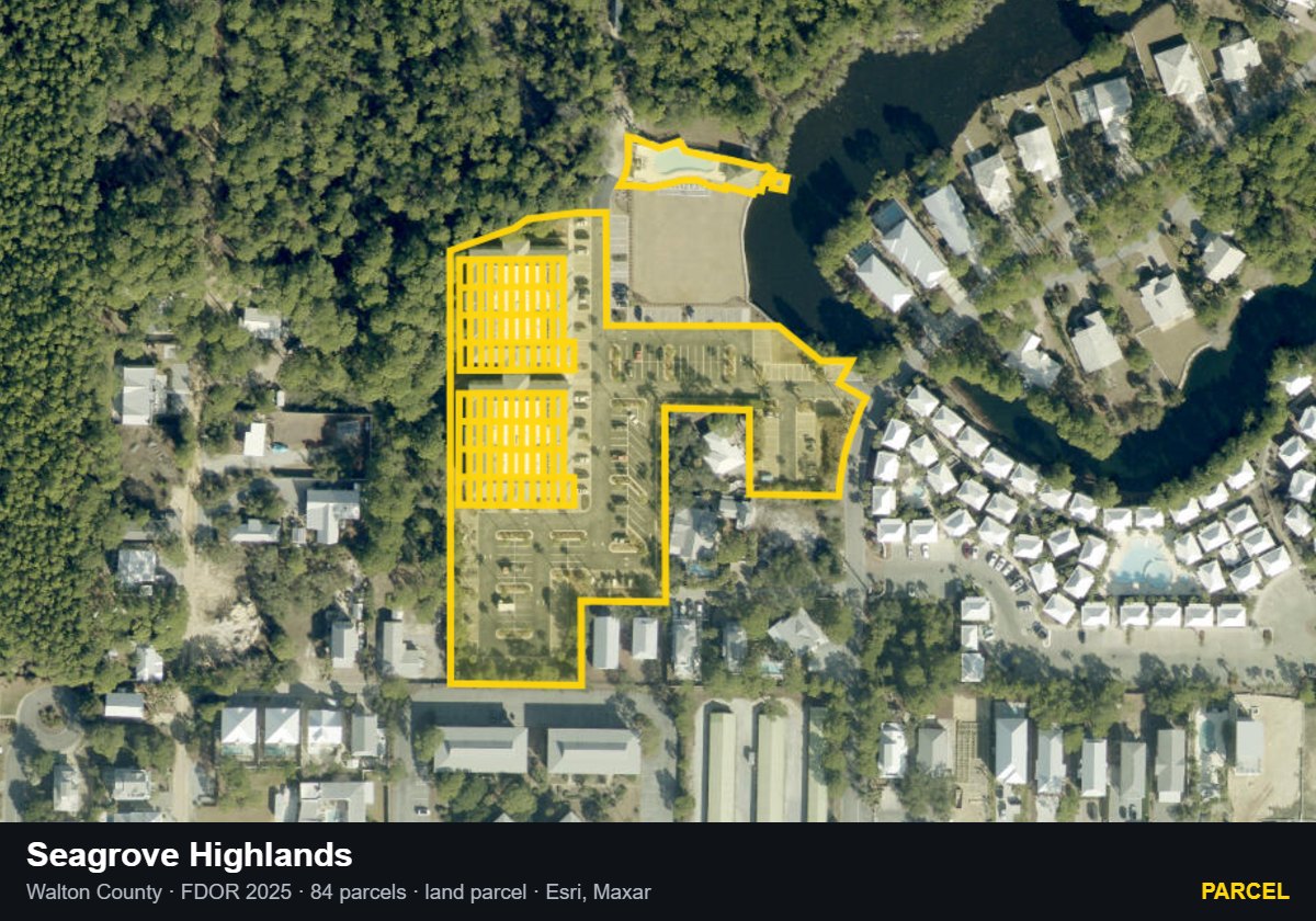 Seagrove Highlands — Parcel parcel record