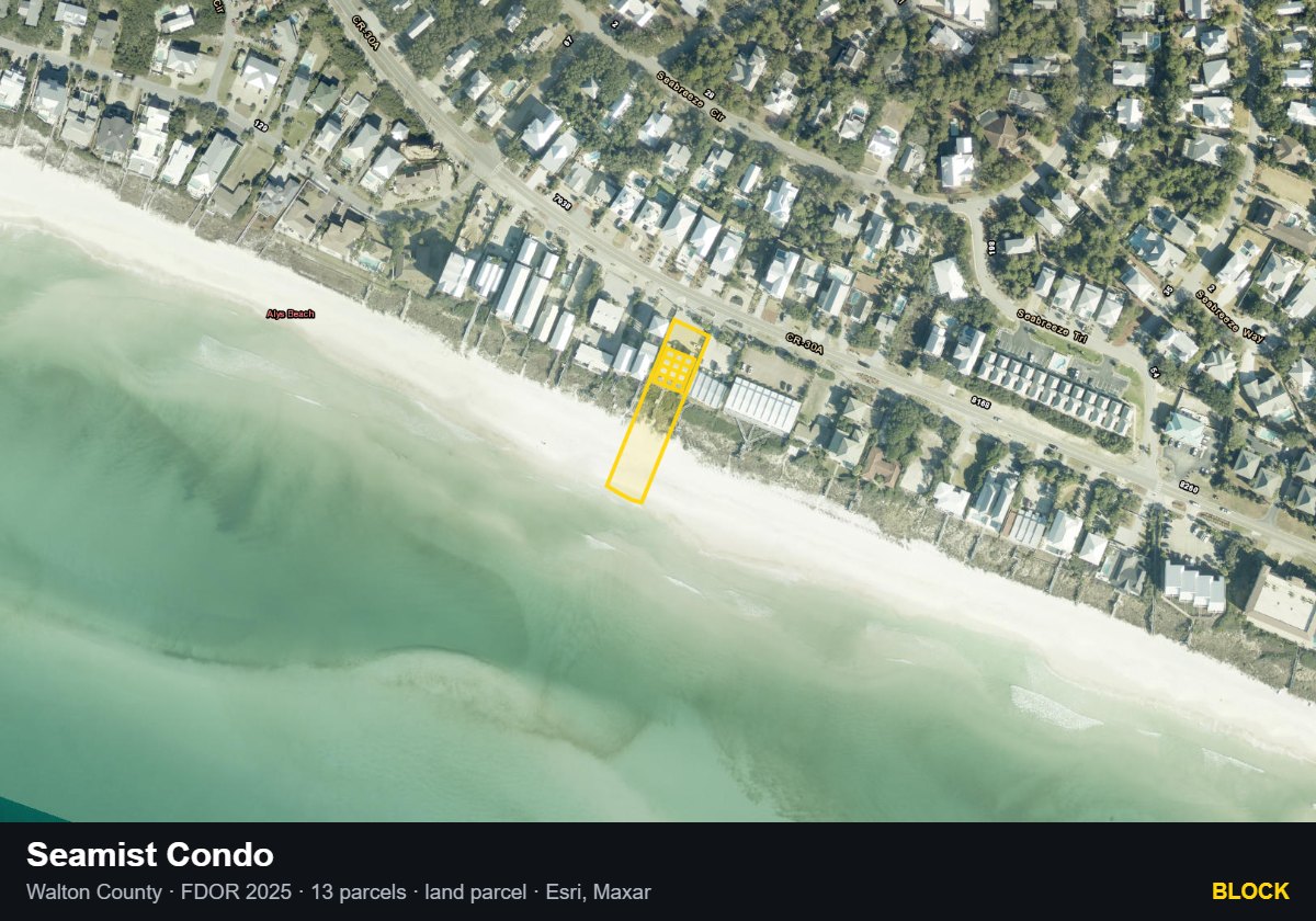 Seamist Condo — Block parcel record