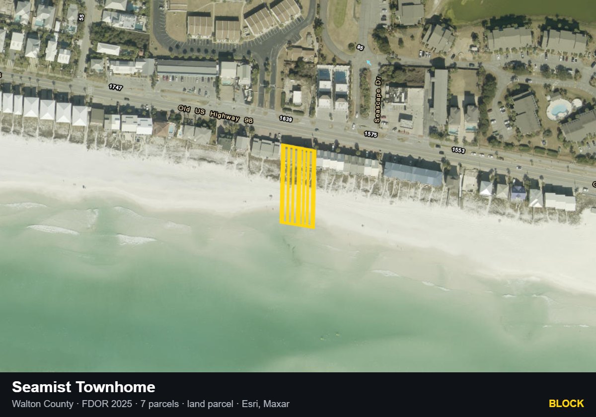 Seamist Townhome — Block parcel record