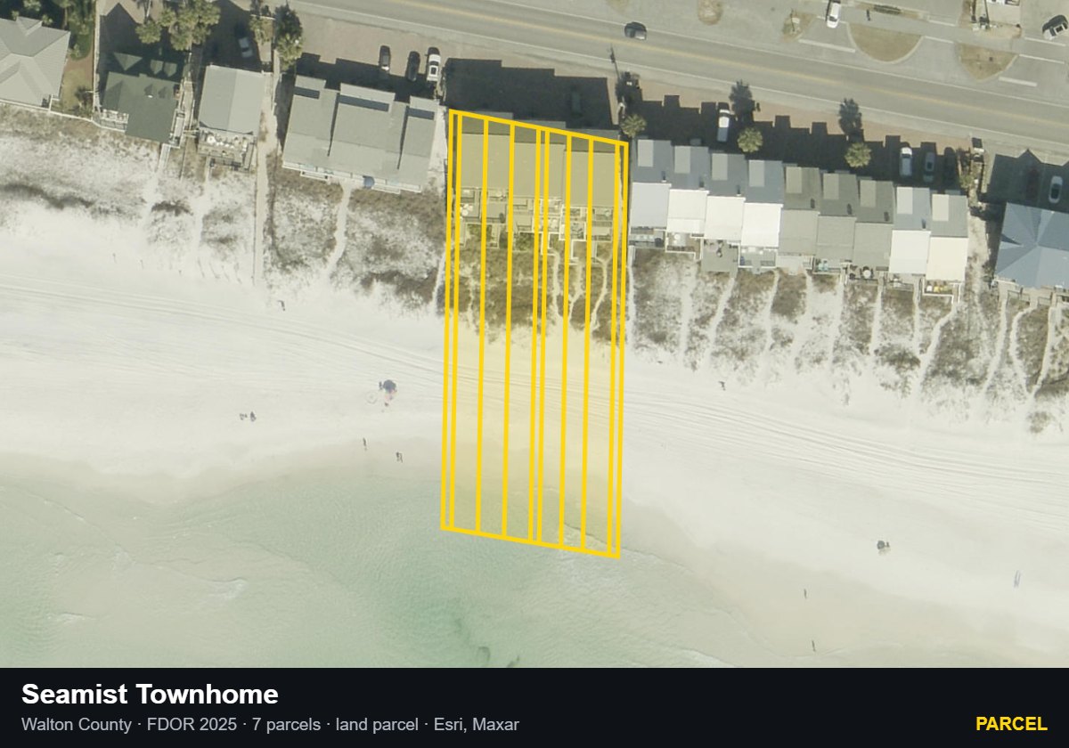 Seamist Townhome — Parcel parcel record