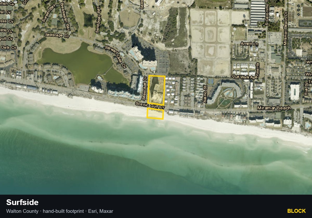 Surfside — Block parcel record