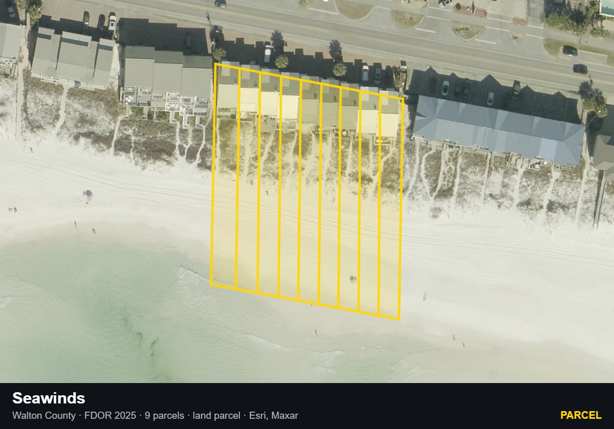 Seawinds — Parcel parcel record